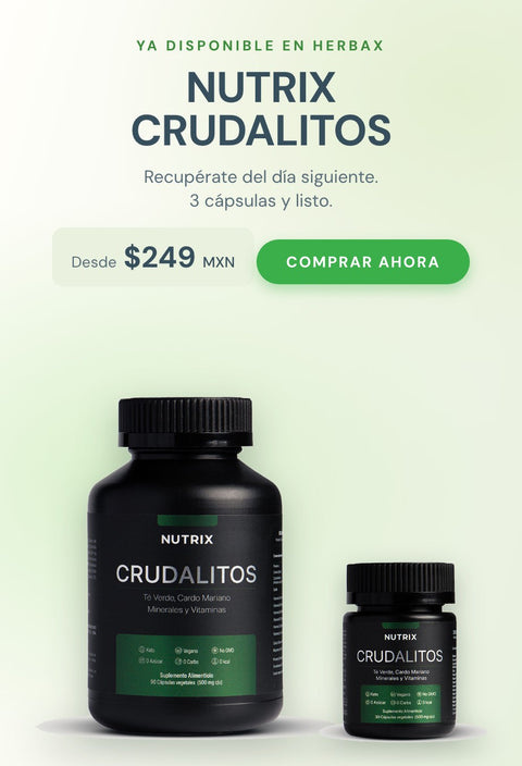 Nutrix Crudalitos ya disponible en Herbax, desde $249 MXN